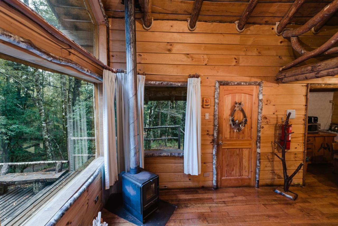 Huilo Huilo Cabanas Del Bosque Пуерто-Фуй Екстер'єр фото